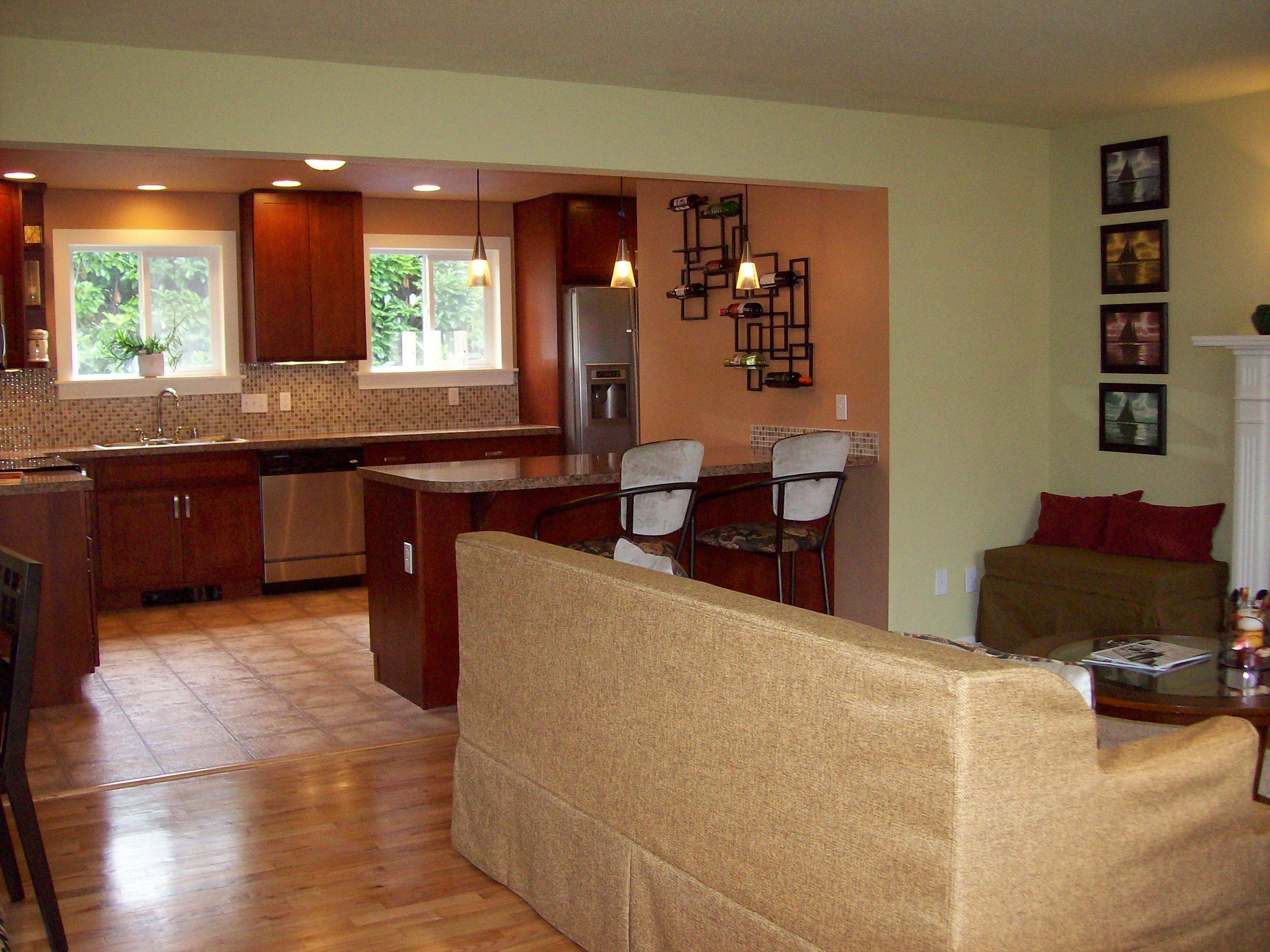 Living Room Kitchen